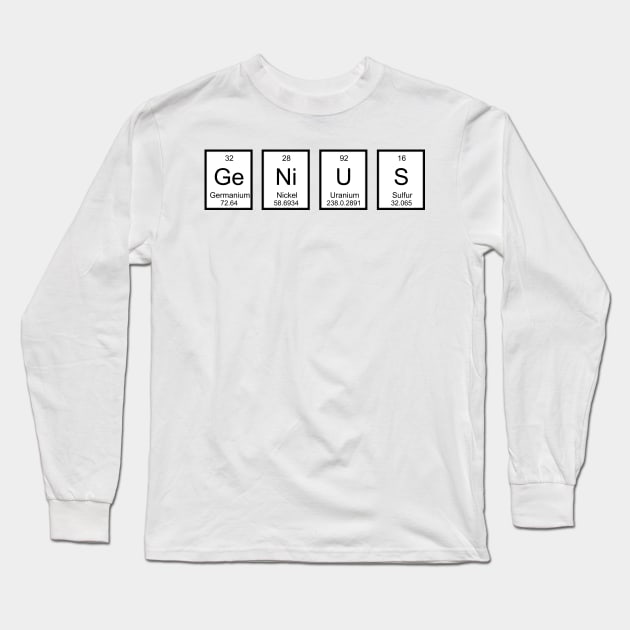 GeNiUS Long Sleeve T-Shirt by RFMDesigns